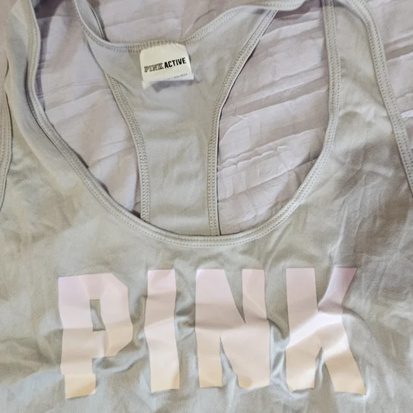 PINK Victoria's Secret Gray Tank Top - Picture 4 of 4